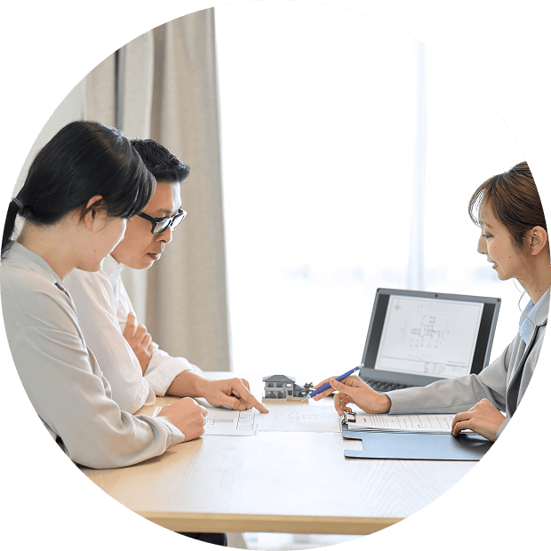 家づくりのプロに直接質問し疑問や不安を解消できる。