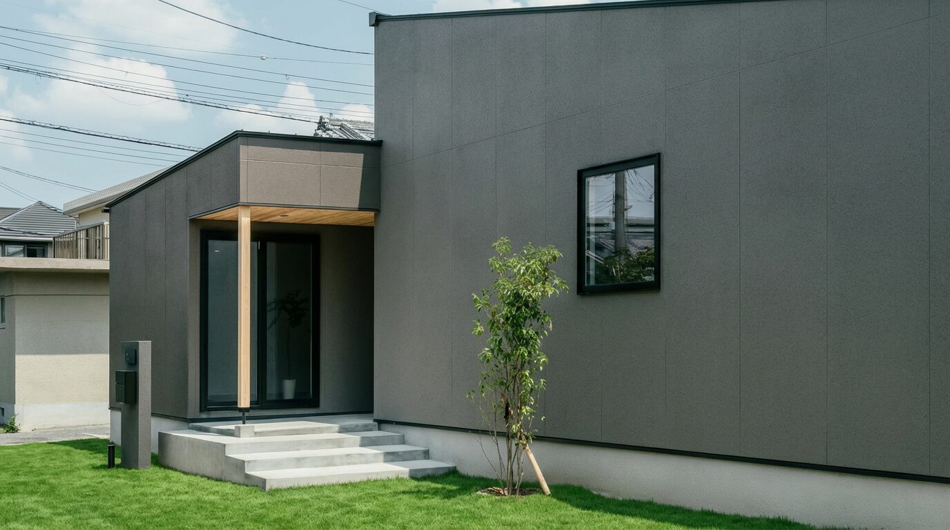 中庭のある住居兼アトリエ / 八尾市沼