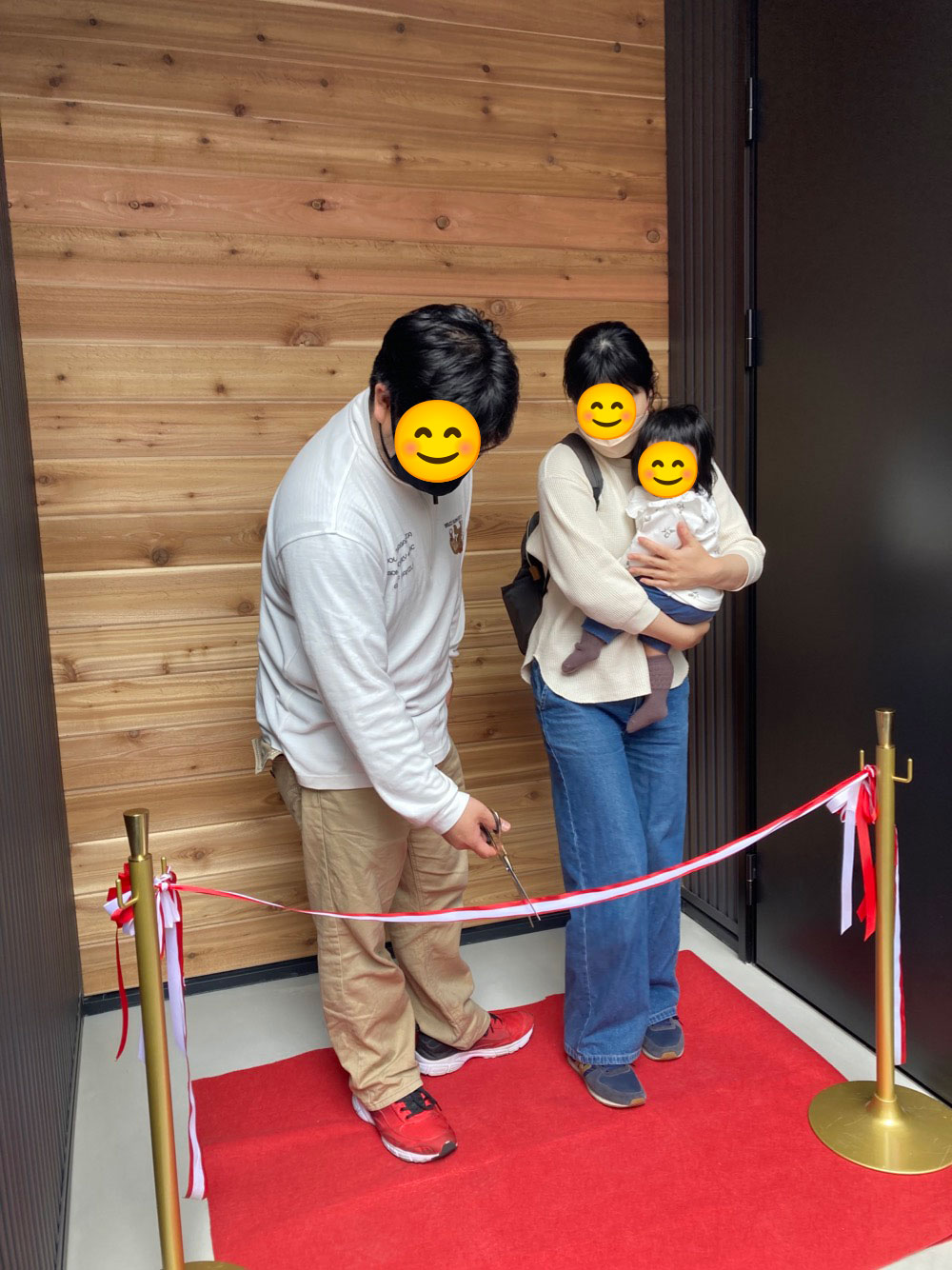 I様邸引き渡し式