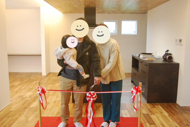 Y邸の引き渡し式をさせていただきました！
