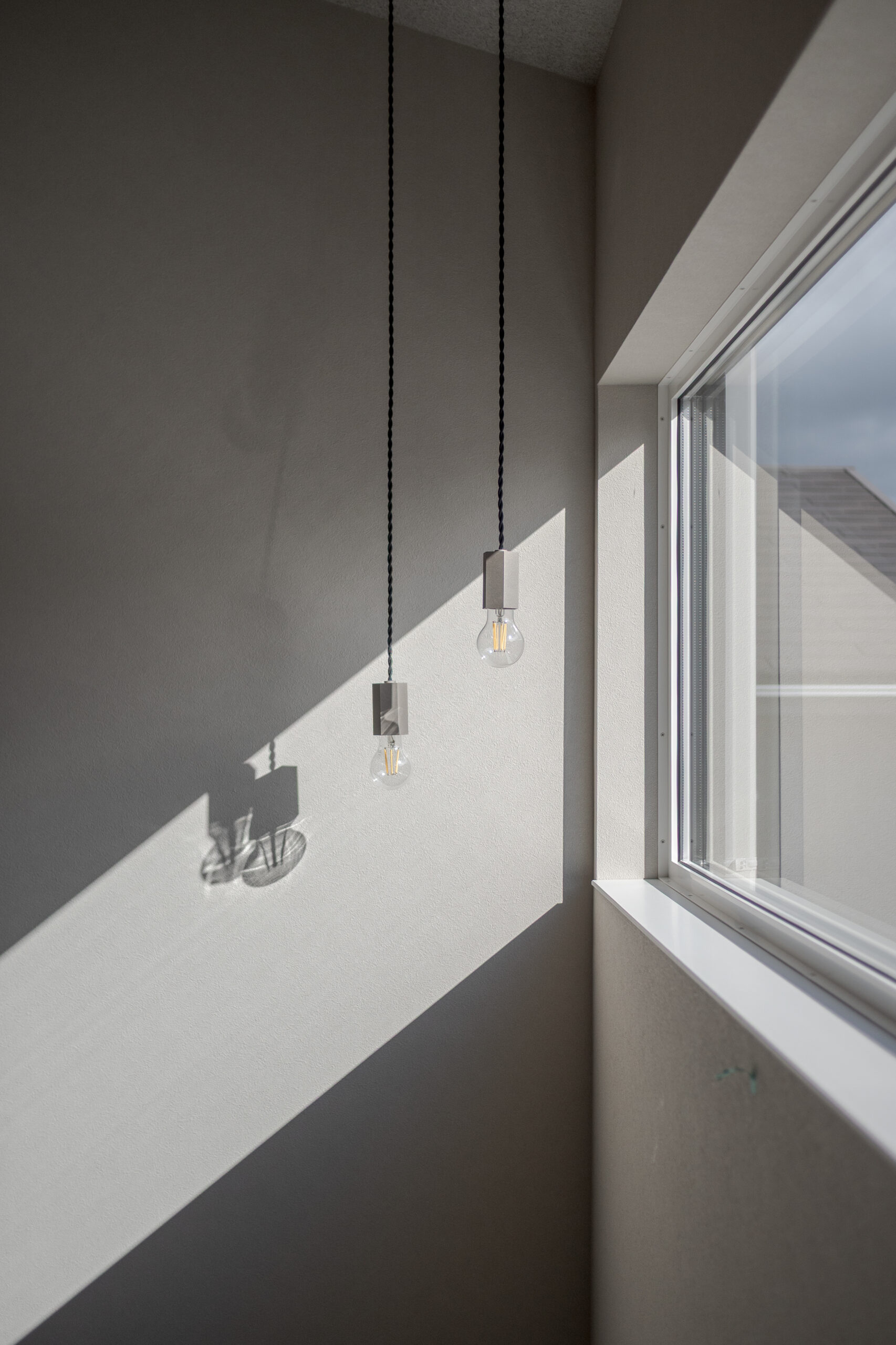 梁のみえる勾配天井の家 / 交野市私部西