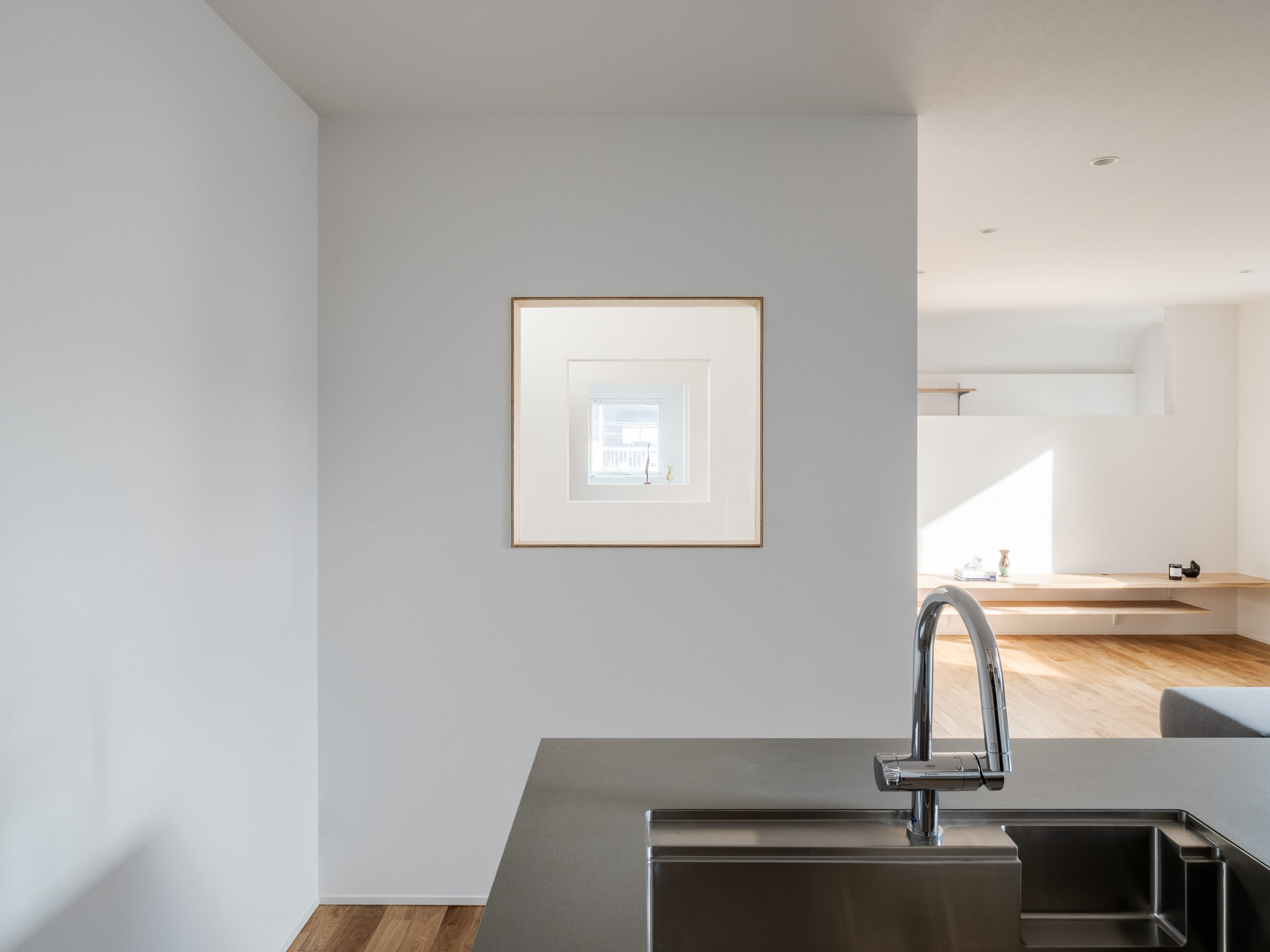 アール天井とつながる2階リビングの家 / 大阪市東成区