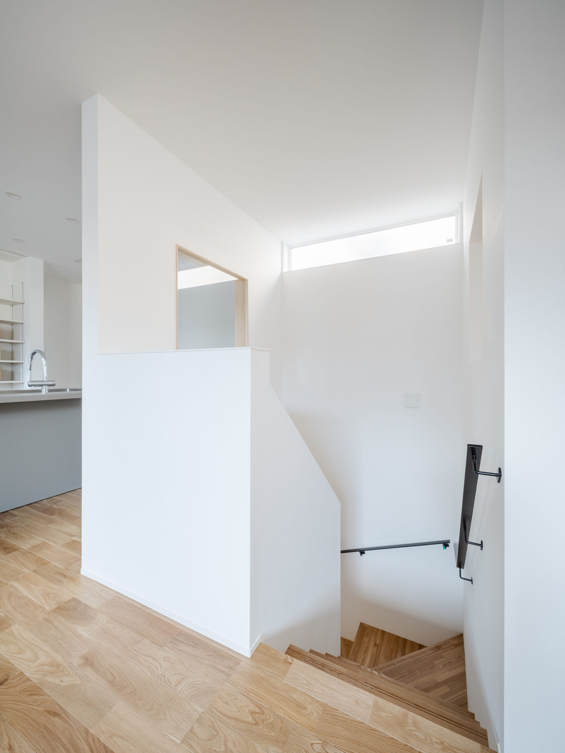 アール天井とつながる2階リビングの家 / 大阪市東成区