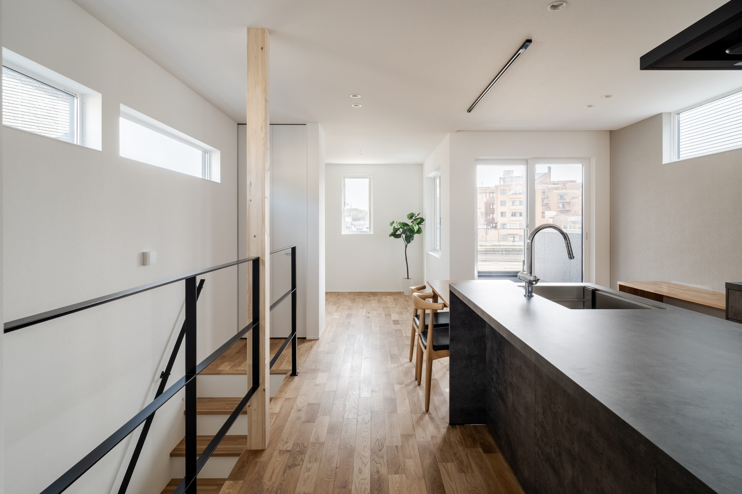 眺望と暮らす家 / 藤井寺市青山